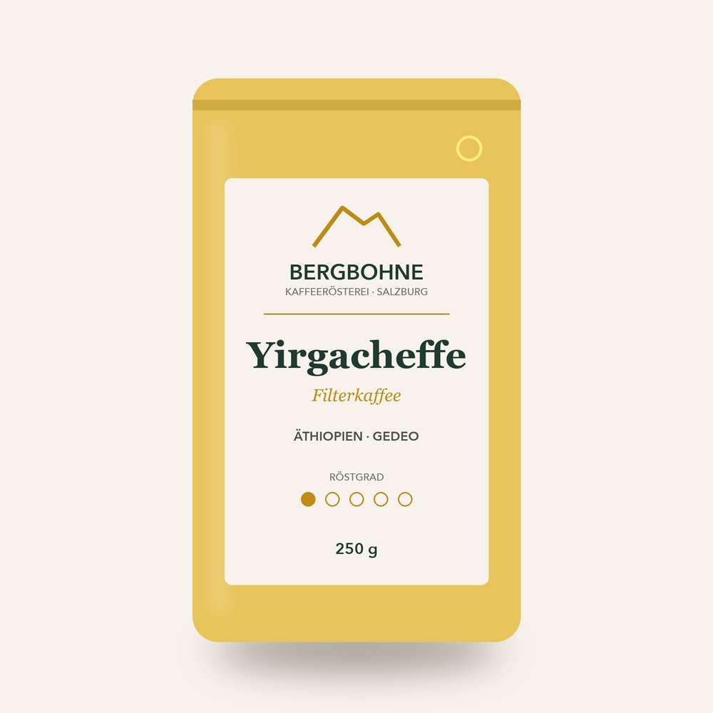 Äthiopien Yirgacheffe Filterkaffee 250 g