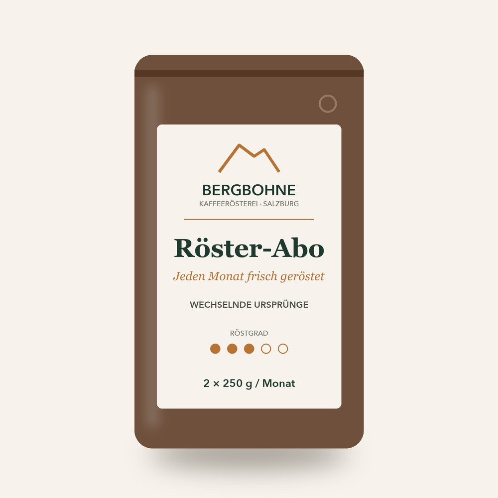 Röster-Abo: 2 × 250 g jeden Monat