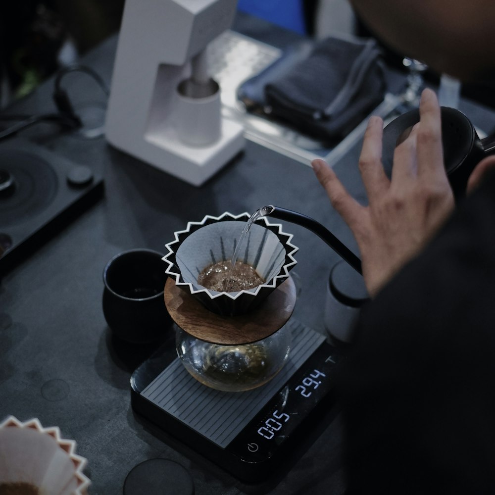 Digitale Kaffeewaage mit Timer